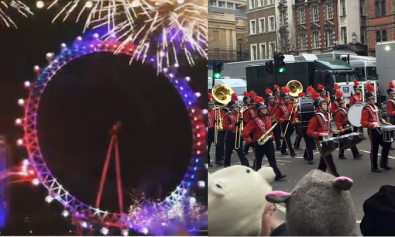 London New Years Eve Fireworks _ London New Year Parade