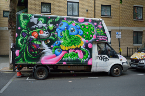 White Van Graffiti