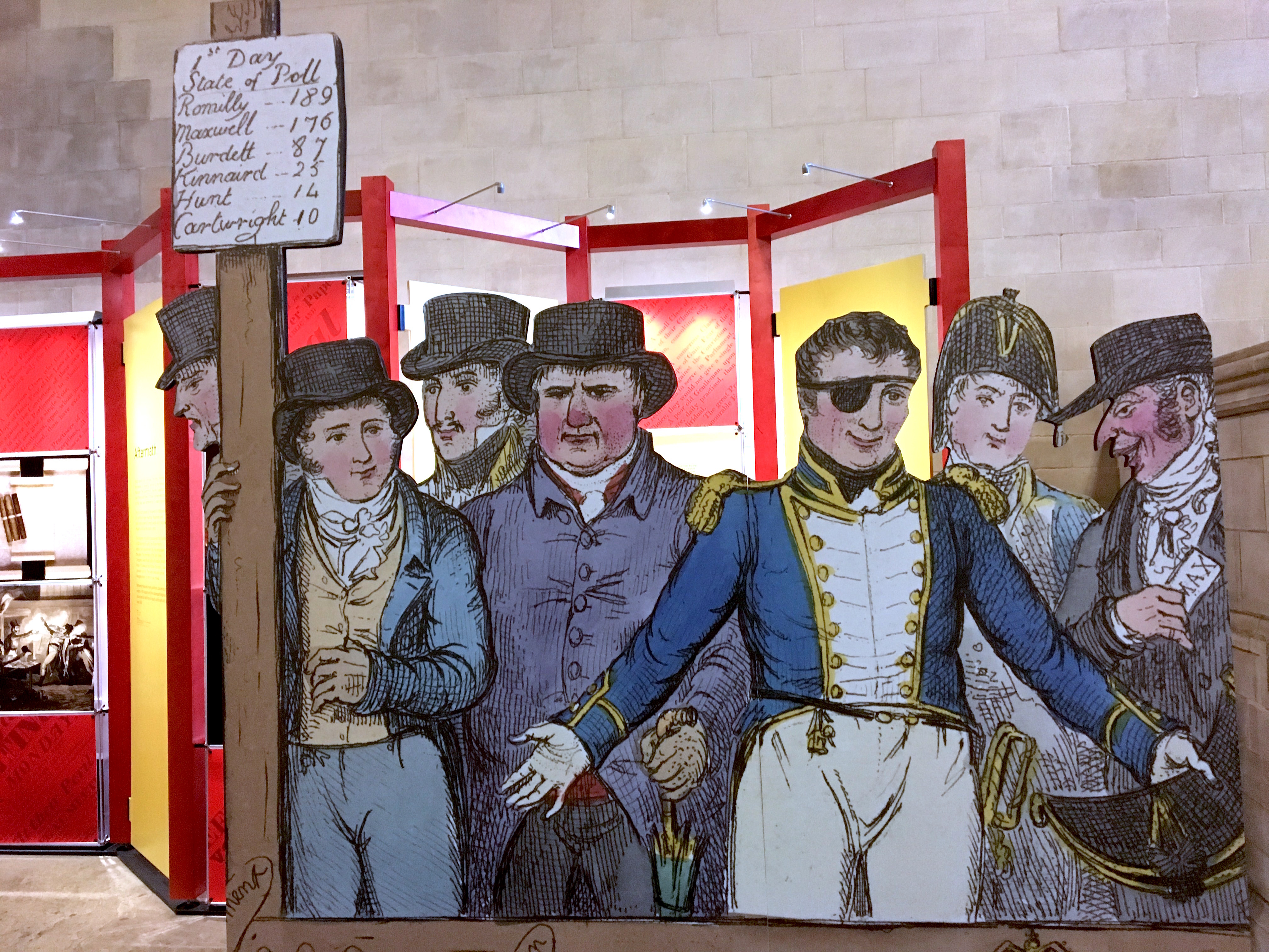 Parliament & Peterloo, exhibition at Parliament