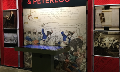 Parliament & Peterloo exhibition in Parliament