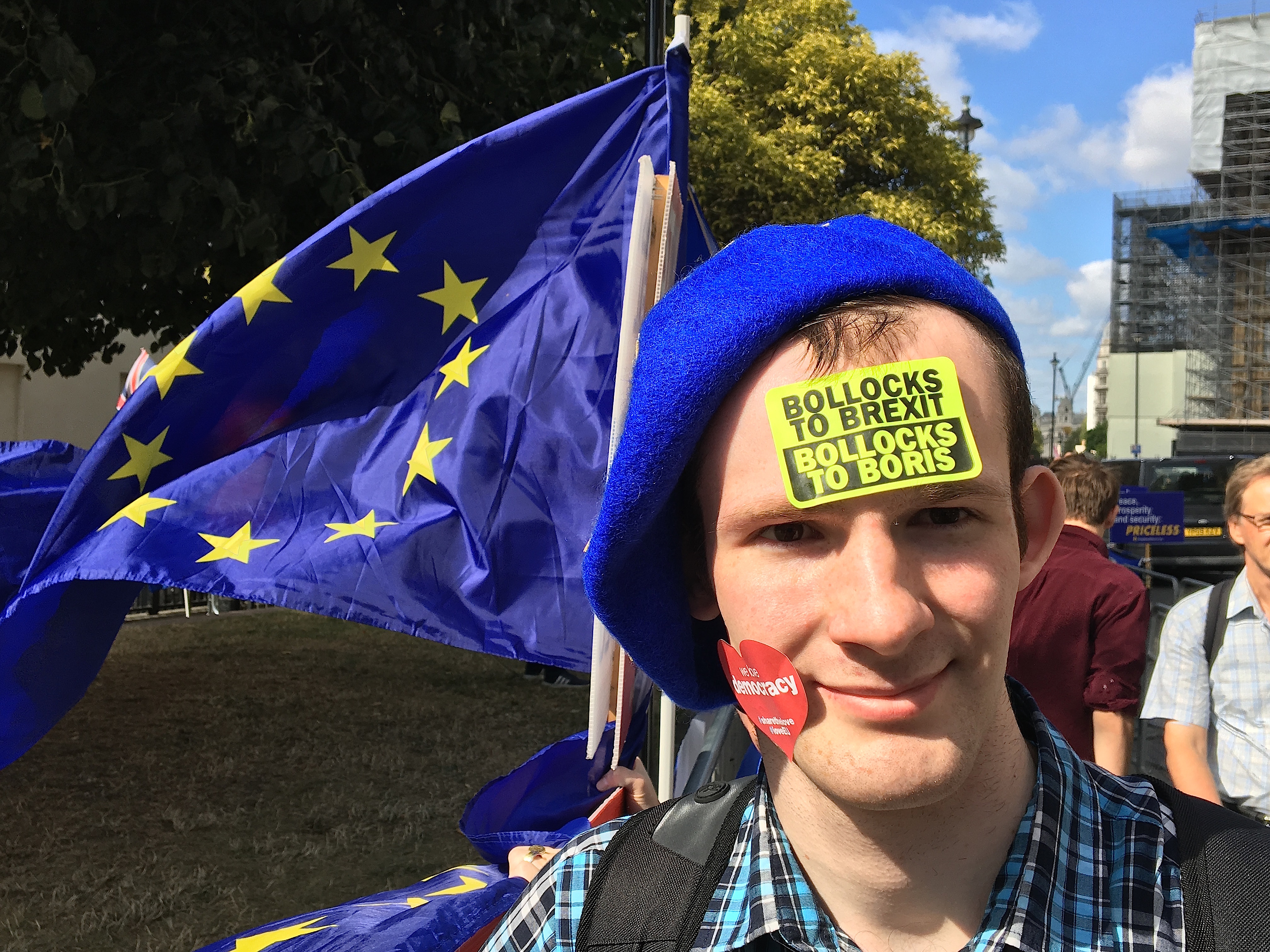 Brexit march against Boris Johnson's coup