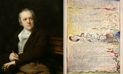 William Blake, Europe: A Prophey, engraving, relief print.