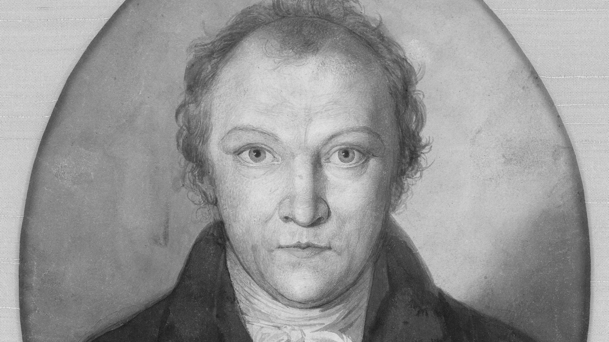 William Blake, self portrait of the artist