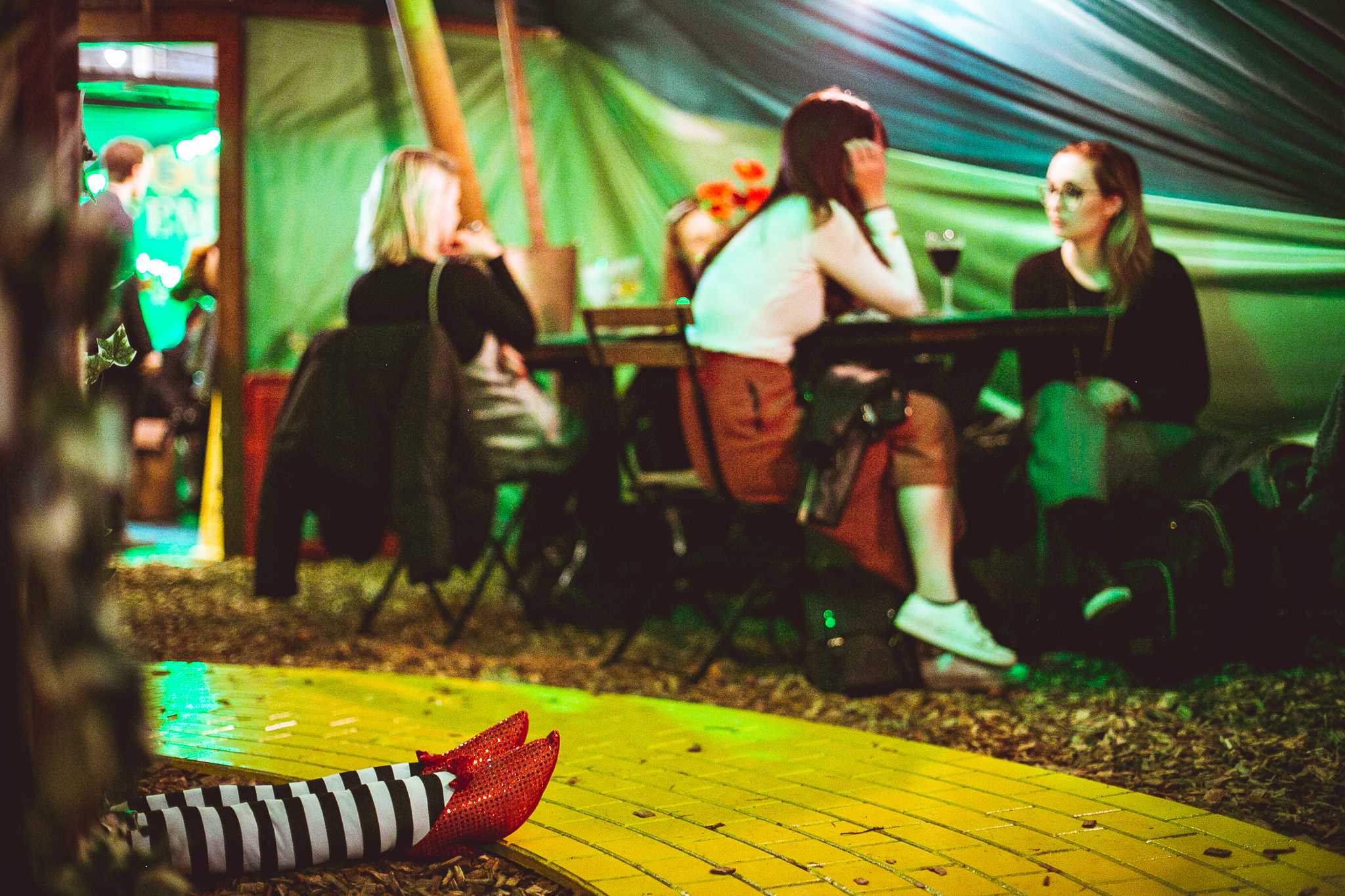 Queen of Hoxton, Wizard of Oz rooftop bar, Christmas