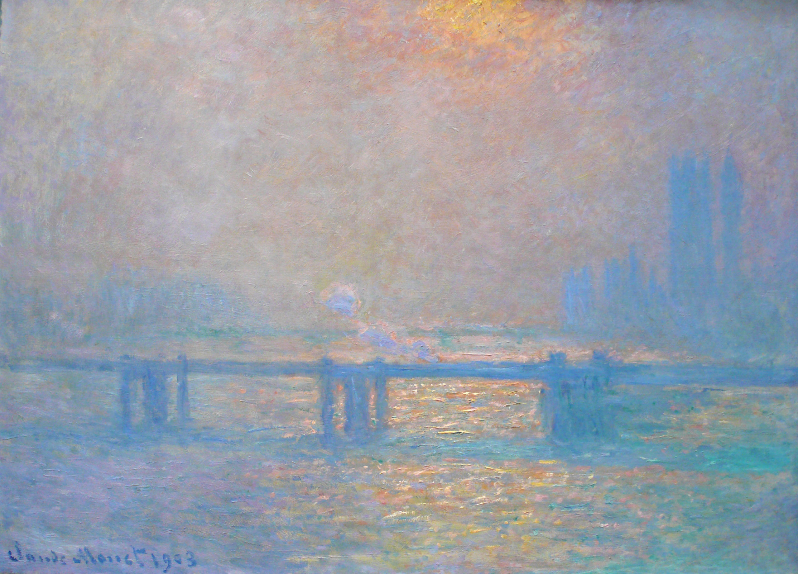 Charing Cross Bridge, Claude Monet