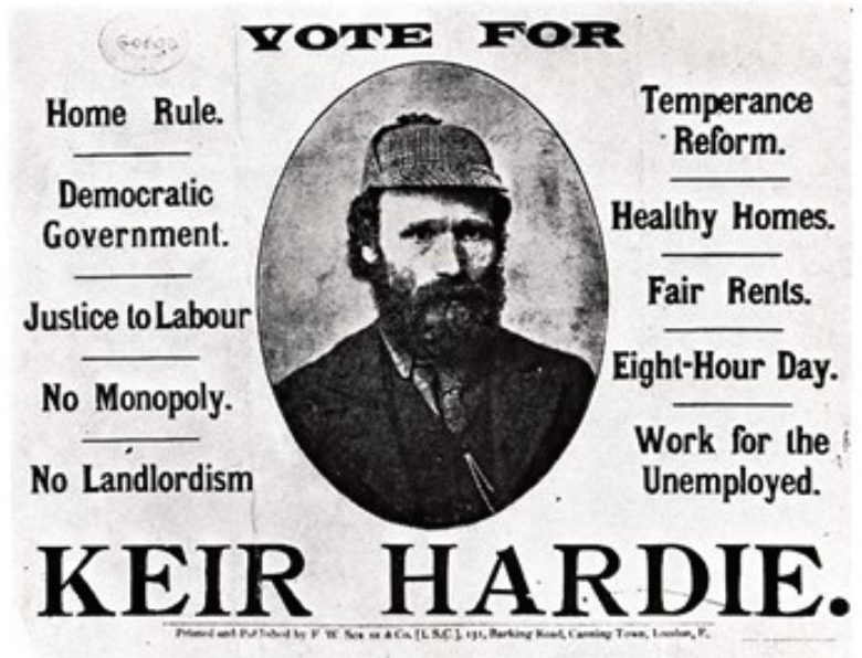 Keir Hardie, West Ham MP, founder of Labour Party