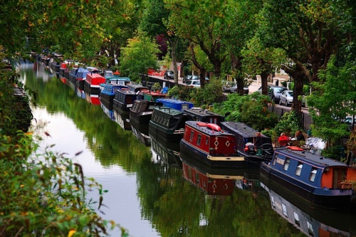 Regents Canal, London's waterways, waterside dining
