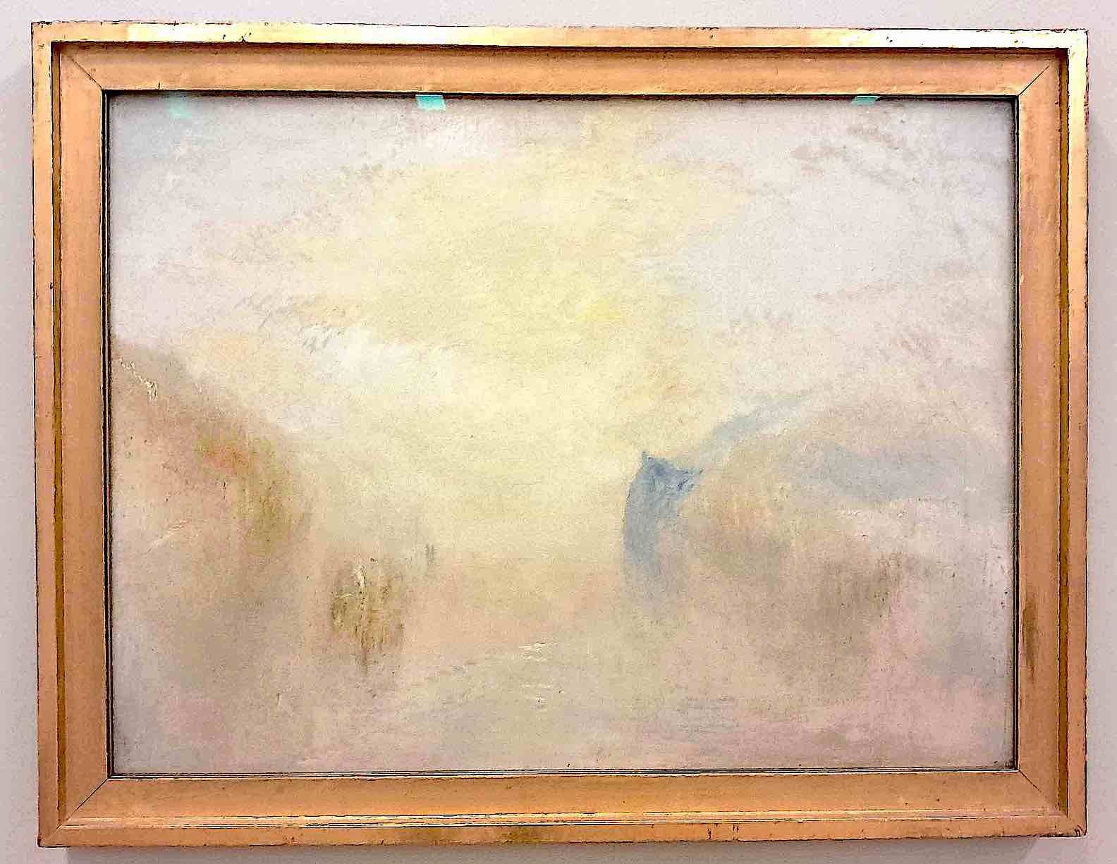 Sunrise with a Boat between Headlands, 1840-45